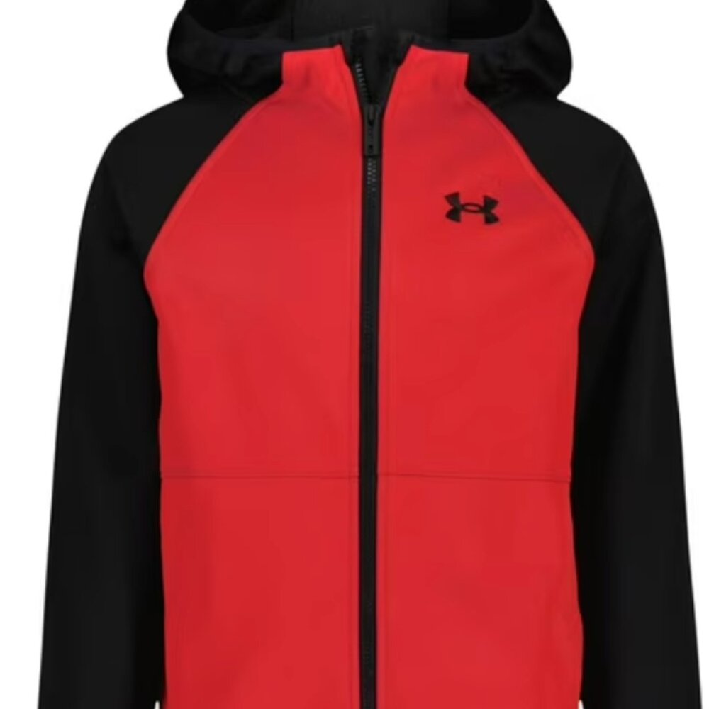 Under Armour Sim Softshell Jacket Red Size Youth Large